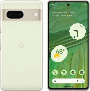 Google Pixel 7  - 5G - 128 GB - GSM CDMA Factory Unlocked - LemonGrass - Good Condition - 90 Days Warranty