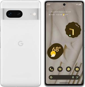  Google Pixel 7a - Unlocked Android Cell Phone with Wide Angle  Lens and 24-Hour Battery - 128 GB - Snow : Cell Phones & Accessories