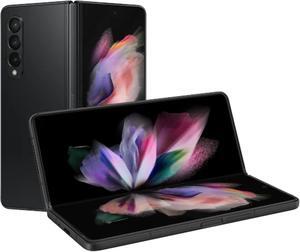Samsung Galaxy Z Fold 3 5G - 512 GB - GSM CDMA Unlocked - Phantom Black - Excellent Condition - 90 Day Warranty