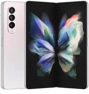 Samsung Galaxy Z Fold 3 5G - 256 GB - Verizon Only - Phantom Silver - Great Condition - 90 Day Warranty