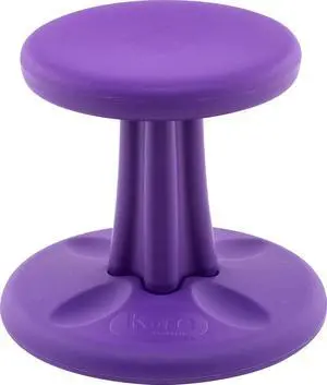 Kore Wobble Chair - Age 4-5 yrs, Purple (12in) Flexible Seating Stool for Classroom, Preschool, Kindergarten & Elementary School - Made in the USA