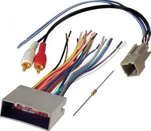 American International FWH694 WIRING HARNESS 03-12 FORD AMP INTEGRATION W/RCA IN
