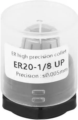 ER20-1/8UP Collet Block Chuck Collet Holder for CNC Lathe Engraving Machine High Precision SUJ2 for Milling Boring Drilling