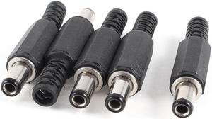 Unique Bargains 5 x Replaceable 5.5mm x 2.5mm Female DC Power Plug Connector Adapter