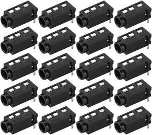 3.5 mm Audio Jack Connector PCB Mount Female Socket 4 Pin PJ-320A 20pcs