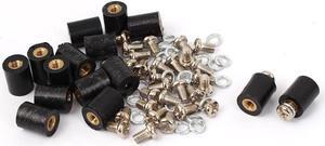 15 Pcs M3 Brass Insert Female Thread 8x10mm Insulated Standoff Terminals
