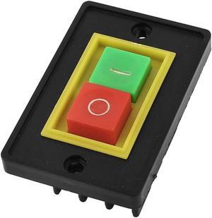 Panel Mounted I/O Start Stop Latching Push Button Switch AC 380V 2KW