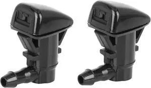2pcs BC3Z-17603-A Windshield Washer Sprayer Nozzle Single Hole Replacement for Ford F250 F350 F450 F550 Super Duty