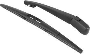 Black Rear Windshield Wiper Blade Arm Set for Honda Acura RDX 2007-2012 12 Inch 310mm