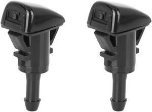 2pcs 7133-232314B Windshield Washer Nozzle Sprayer Single Hole Replacement for 2002-2009 GMC Envoy 2002-2009 Chevrolet Trailblazer 2002-2004 Oldsmobile Bravada