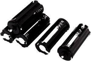 5Pcs Cylindrical Battery Holder Case Box for 3 x 1.5V AAA Batteries