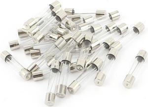 Unique Bargains 30pcs 6x30mm Quick Blow Low Breaking Capacity Glass Tube Fuse 13A 250V