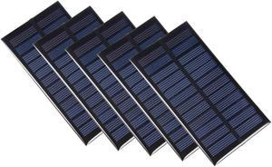 5Pcs 1W 6V Small Solar Panel Module DIY Polysilicon for Toys Charger