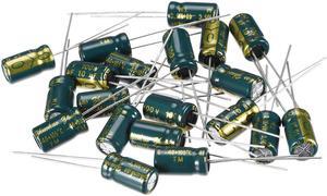 Aluminum Radial Electrolytic Capacitor Low ESR Green 10uF 100V 6.3x11mm 20pcs