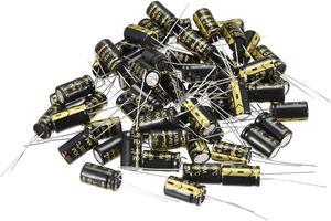 Aluminum Radial Electrolytic Capacitor 6.8uF 400V 2000H 8 x 14 mm Black 50pcs