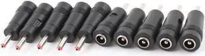 Unique Bargains 3.5 x 1.35mm Male Connector Tip with 5.5 x 2.1mm Female Jack 10pcs