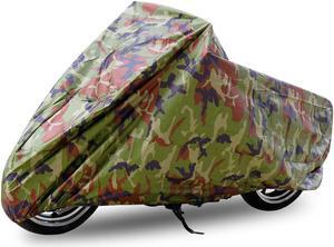 190T Motorcycle Motor Bike Scooter Waterproof UV Dust Protector Rain Cover L