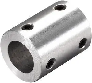 12mm to 12mm Bore Rigid Coupling Set Screw L25XD20 Aluminum Alloy,Shaft Coupler Connector,Motor Accessories,2pcs