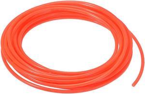 Pneumatic Air Tubing, 4mm OD x 2.5mm ID 7m (275 Inch) PU Polyurethane Air Compressor Tubing Hose Pipe Orange