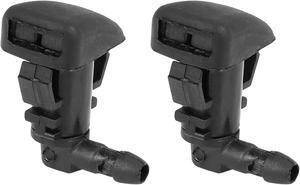 2pcs 3B9955985A Windshield Washer Sprayer Nozzle Single Hole Replacement for VW Skoda Seat