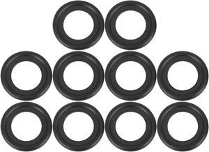 10pcs M14 Black Oil Drain Plug Gaskets Replacement for Ford 323513 5066453 F5TZ6734BA