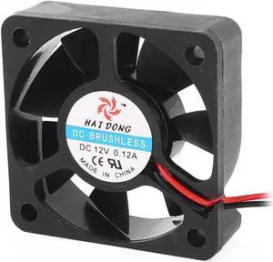 DC 12V 0.12A 50mmx50mmx15mm 7 Vanes PC CPU Computer Cooling Fan w Metal Mesh