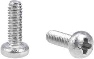 M25x8mm Machine Screws Pan Phillips Cross Head Screw 304 Stainless Steel Fasteners Bolts 30Pcs