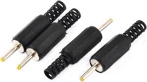 4pcs 2.5mm x 0.7mm Solder Type DC Power Cable Socket Male Plug Connector Adapter