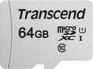 Transcend TS64GUSD300S 64GB UHS-I U1 MicroSD Memory Card