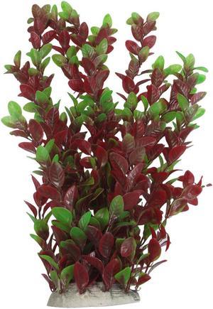 Unique Bargains 40cm Artificial Green Red Plants Decoration for Fish Tank