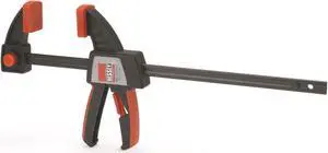 BESSEY EZS60-8 24" Bar Clamp, Plastic Handle and 3 1/2 in Throat Depth