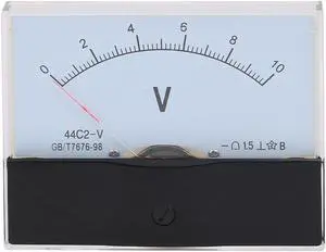 DC 0-10V Class 1.5  Analog Volt Voltage Panel Meter Voltmeter Gauge 44C2