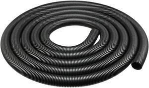 Corrugated Tube Conduit PP Polyethylene Tubing Flexible Pipe Hose Black 20mm Inner Dia 25mm Outer Dia. 3.8M Long