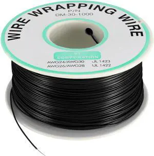 Wrapping Wire Tin Plated Copper Wire P/N 30 AWG 200M Length Black