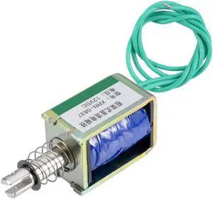 XRN-0837 DC 12V 20N 10mm Pull Type Open Frame Solenoid Electromagnet