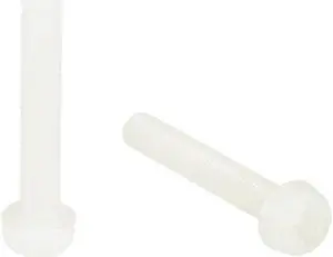 M3x20mm Threaded Nylon Phillips Cross Pan Head Machine Screws Bolts White 50Pcs M3x20mm Threaded Nylon Phillips Cross Pan Head Machine Screws Bolts White 50Pcs