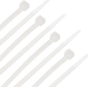 Nylon Cable Ties 16 Inch Self-Locking Zip Ties 0.2 Inch Width White 50pcs