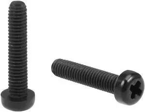 M4x20mm Threaded Nylon Phillips Cross Pan Head Machine Screws Bolts Black 50Pcs M4x20mm Threaded Nylon Phillips Cross Pan Head Machine Screws Bolts Black 50Pcs