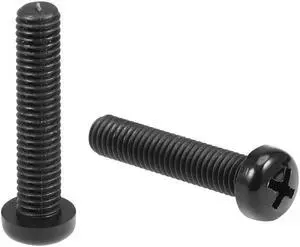 M6x30mm Threaded Nylon Phillips Cross Pan Head Machine Screws Bolts Black 50Pcs M6x30mm Threaded Nylon Phillips Cross Pan Head Machine Screws Bolts Black 50Pcs