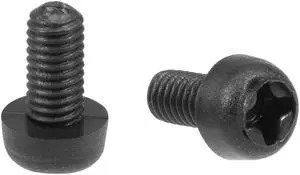 M3x6mm Threaded Nylon Phillips Cross Pan Head Machine Screws Bolts Black 50Pcs M3x6mm Threaded Nylon Phillips Cross Pan Head Machine Screws Bolts Black 50Pcs