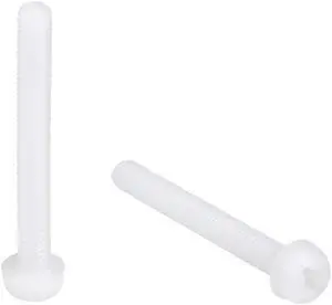 M3x25mm Threaded Nylon Phillips Cross Pan Head Machine Screws Bolts White 50Pcs M3x25mm Threaded Nylon Phillips Cross Pan Head Machine Screws Bolts White 50Pcs