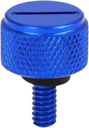 1/4''-20 Thread Motorcycle Blue Aluminum Alloy Rear Seat Bolt Mount Screw for Harley Davidson Touring Sportster Street Glide Softail Dyna 1996-2017