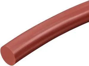 Silicone Bending Insert, Sealing Circle Seal Rod Round Bar - 39" Long 18MM Dia High Temperature Resistant Silicone Sealing Strip (Red)