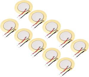 10 Pcs Piezo Discs 35mm Acoustic Pickup Transducer Microphone Trigger Buzzer Drum Guitar