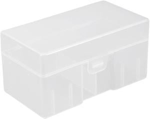 Unique Bargains Clear Plastic Rectangle Storage Box Case Container Holder f 12 x 9V Battery