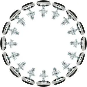 M6 x 13 x 30mm Leveling Feet Adjustable Leveler for Furniture Table Leg 16pcs