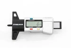 STEELMAN 60664 Digital Tire Tread Depth Gauge, 3 Modes - Fractional Inch, Decimal Inch, and Millimeter, 0-1 Inch