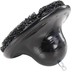 STEELMAN 60389 6-Inch Diameter Studless Wheel Hub Polisher and Resurfacing Kit, 5/16" Hex Quick Disconnect