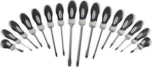 STEELMAN PRO 78460 Slotted, Phillips, and Torx Screwdriver Set, 16-Piece
