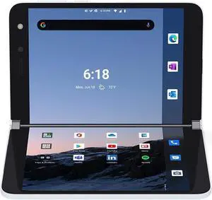 Microsoft Surface Duo USQ-00001 4G LTE Cell Phone 8.1" Glacier 128GB 6GB RAM